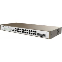 ProFi Switch 24 port Gigabit PoE + 4 SFP 410W - IP-COM