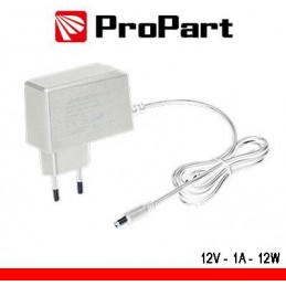 Alimentatore Switching tensione cost 12Vdc 1A (12W) Bianco