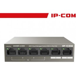 Switch IP-COM Cloud 6GE G2206P 4 porte PoE Gigabit
