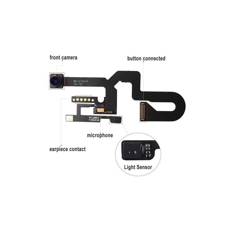 Telecamera frontale sensore di prossimità per iPhone 8 Plus