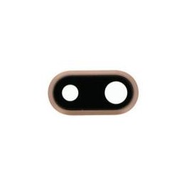 Cornice fotocamera posteriore e lente per iPhone 8 Plus Oro
