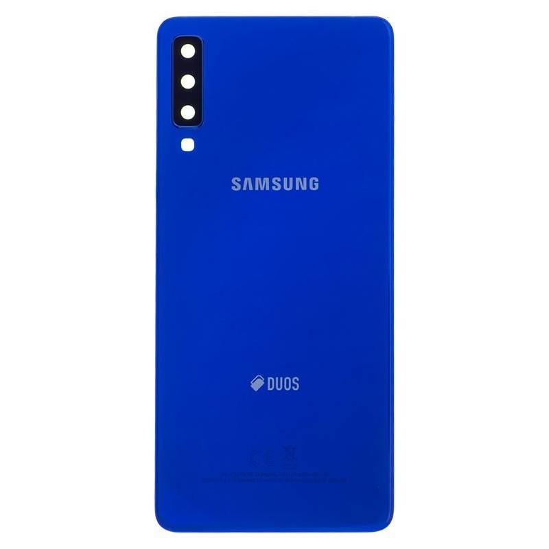 Cover Posteriore Samsung Galaxy A7 2018 SM-A750F Duos Blu