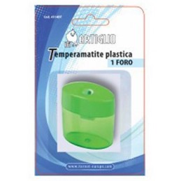 Temperamatite ARTIGLIO 1 foro in plastica con serbatoio