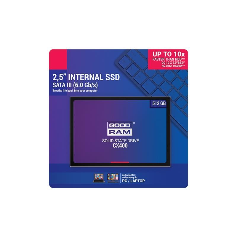 SSD GOODRAM CX400 512GB SATA III 2,5 - retail box