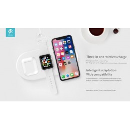 Caricatore Wireless 3 in 1 per iPhone Apple Watch ed AirPods