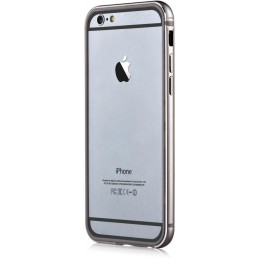 Cover Bumper Alluminio Per iPhone 6 e 6S Grigio