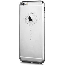Cover Crystal Iris Swarovsky iPhone 6S/6 Plus Argento