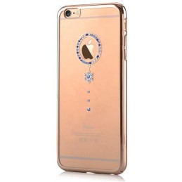 Cover Swarovski iPhone 6/6S Plus Crystal Camelia Blu G