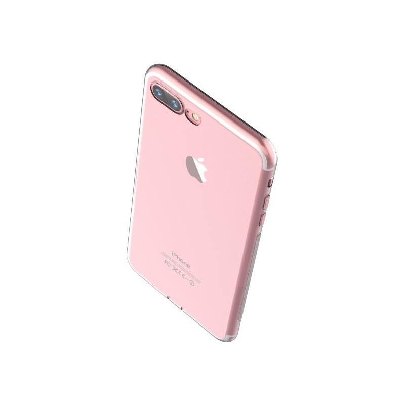 Cover in TPU Morbido e Flessibile iPhone 7 Plus Rose Gold
