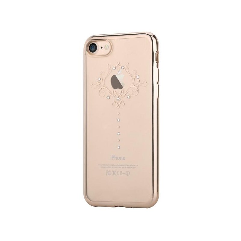 Cover Soft Crystal Iris Swarovsky iPhone 7 Plus Champagne G