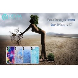 Cover Landscape serigrafata per iPhone X Multicolor