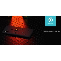 Custodia protettiva per iPhone X in silicone Rossa