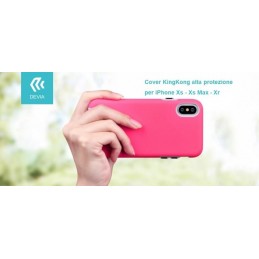 Cover KinKong alta protezione per iPhone Xr 6.1 Rosso chiaro