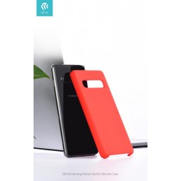 Cover Protezione per Samsung S10e in Silicone Morbido Rossa