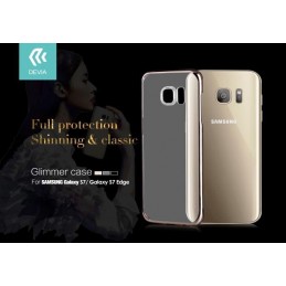 Cover Glimmer 0.6 mm per Samsung Galaxy S7 Edge Oro