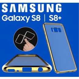 Cover Glitter Soft per Samsung S8 Champagne Gold