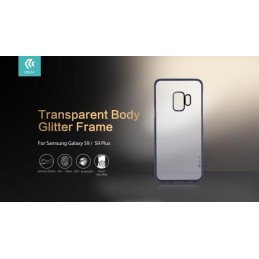 Cover Protezione Glitter Soft per Samsung Galaxy S9 Silver