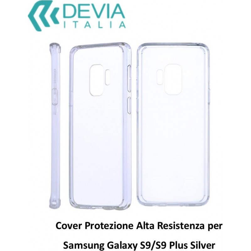 Cover Alta Resistenza per Samsung Galaxy S9 Plus Silver