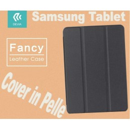 Custodia in pelle per Tablet Samsung Tab 4 7.0 T230 Nera
