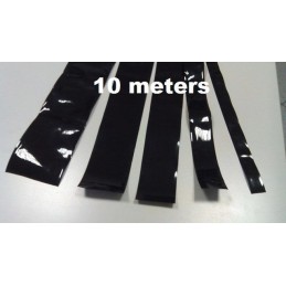 PVC per lipo termoretraibile rigido Nero 50 mm 10mt
