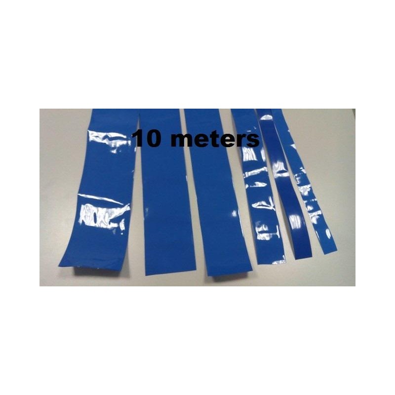 PVC per lipo termoretraibile rigido Blu 30 mm 10mt