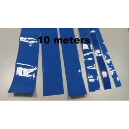 PVC per lipo termoretraibile rigido Blu 50 mm 10mt